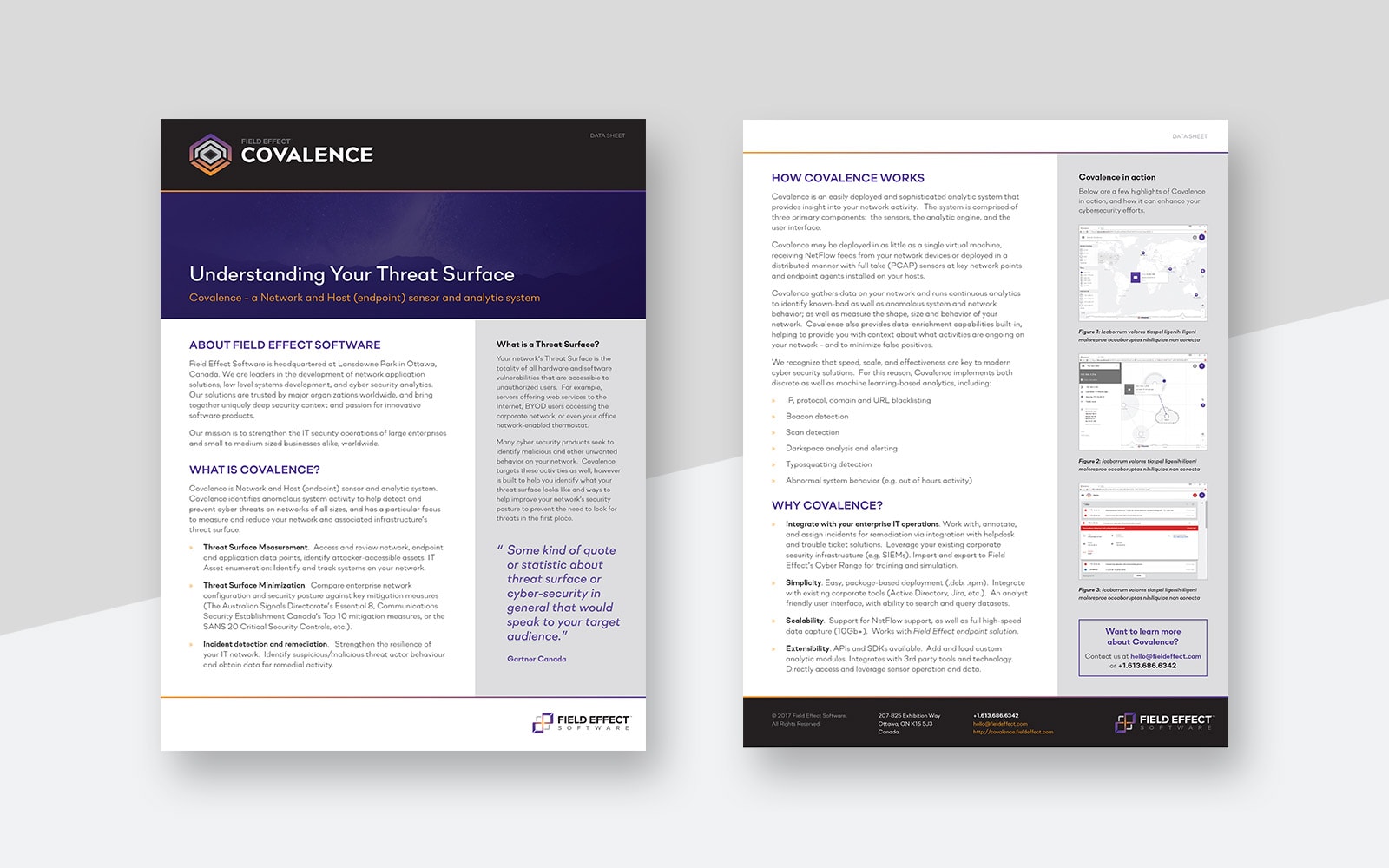 Field Effect - Brochure Design Field Effect - Brochure Design